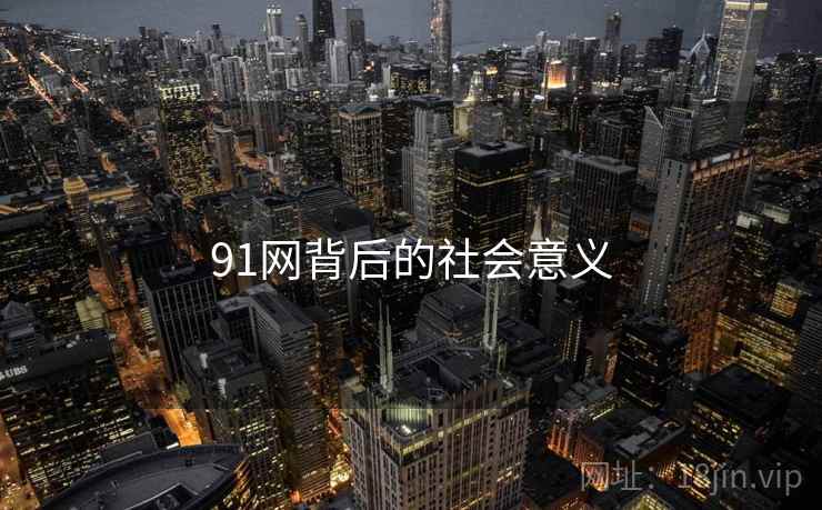 91网背后的社会意义