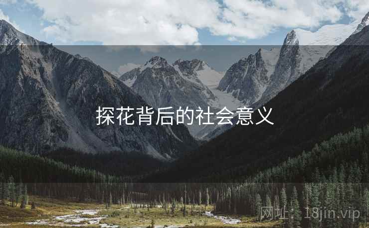 探花背后的社会意义