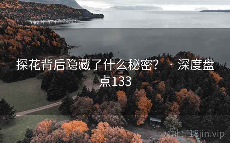 探花背后隐藏了什么秘密? · 深度盘点133